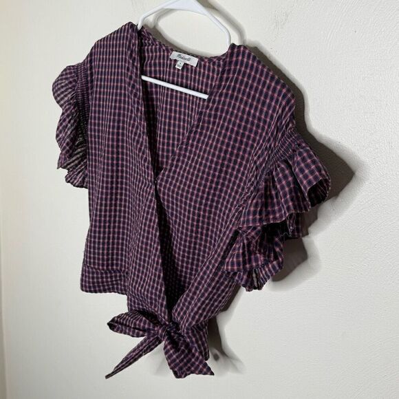 Madewell Flutter Sleeve Blouse - Women’s US S - Picture 4 of 8